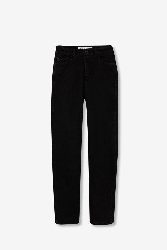 Jeans Mom_Slim_48 Negro - Imagen 8