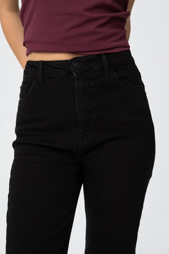 Jeans Mom_Slim_48 Negro - Imagen 7