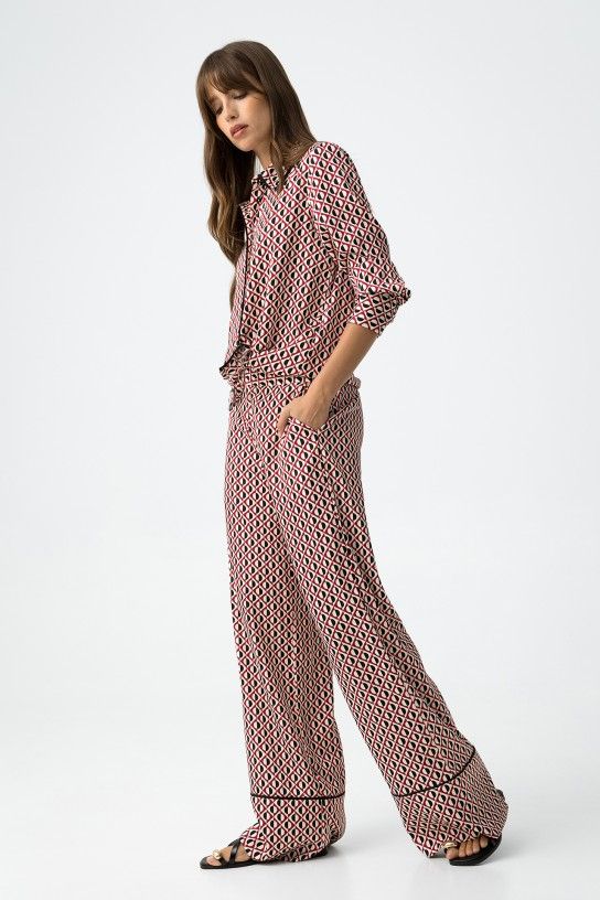 Pantalón Chica Geométrico - Imagen 3