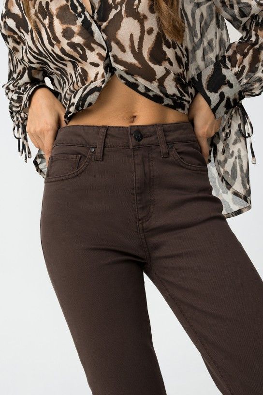 Jeans Megan _107 Chocolate - Imagen 5