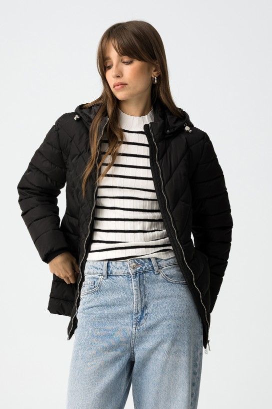 Acolchado Pennye Negro - Imagen 2