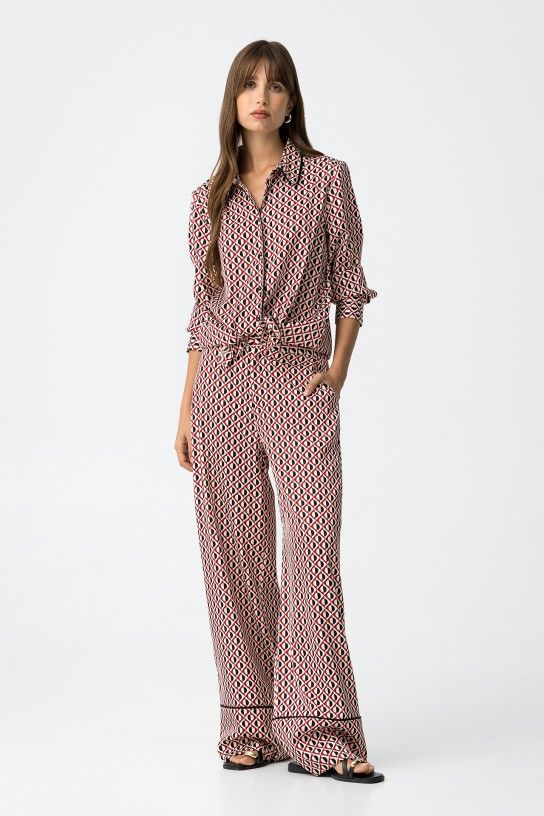 Pantalón Chica Geométrico - Imagen 2
