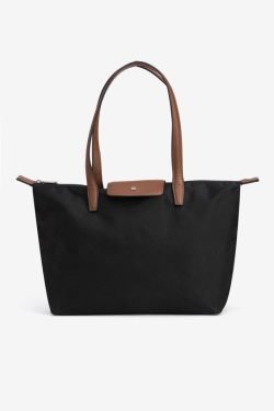 Bolso Shopper Top Negro