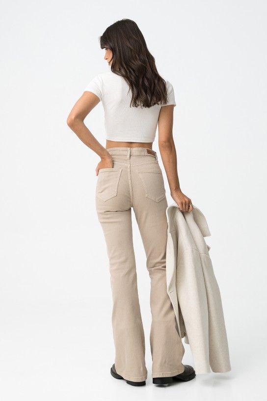 Jeans Zoe_66 Beige - Imagen 3