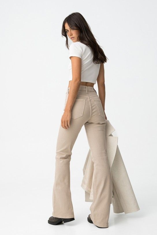 Jeans Zoe_66 Beige - Imagen 2