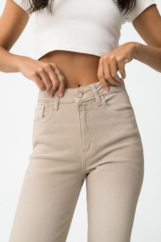 Jeans Zoe_66 Beige - Imagen 6