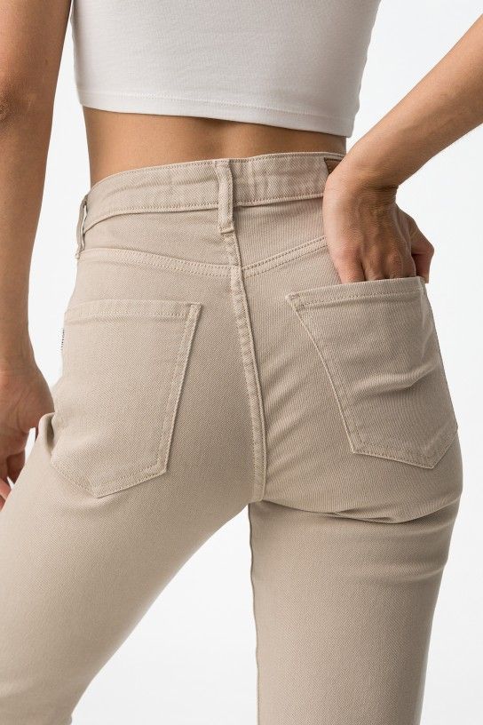 Jeans Zoe_66 Beige - Imagen 5