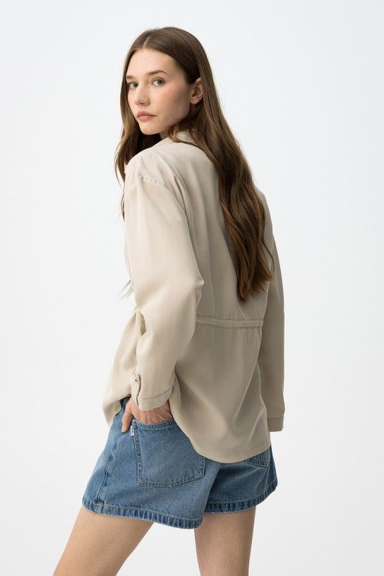 Chaqueta Minilopes Beige - Imagen 6