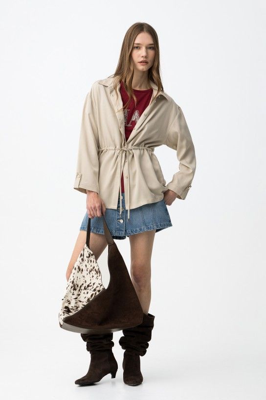 Chaqueta Minilopes Beige - Imagen 2