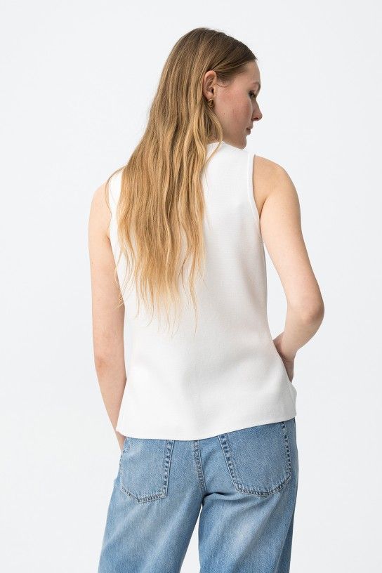 Top Fleur Blanco - Imagen 4