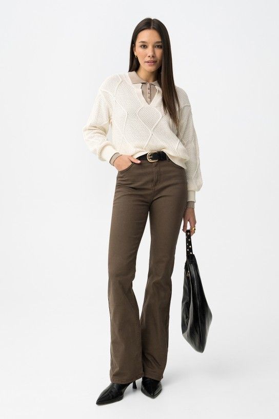 Jeans Zoe_70 Chocolate