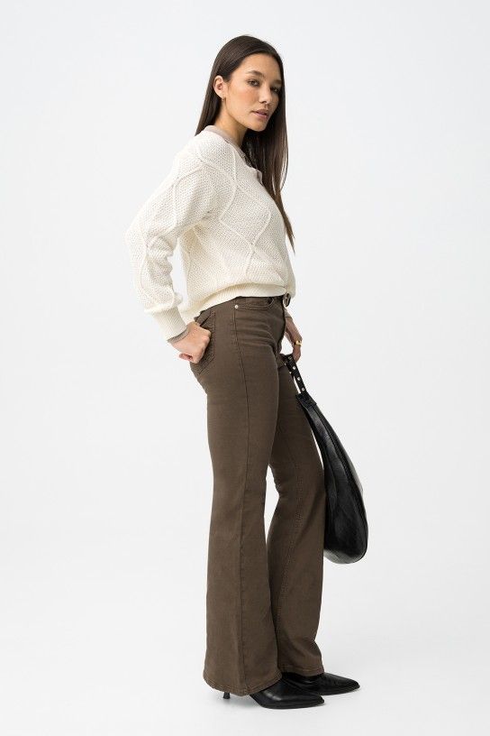 Jeans Zoe_70 Chocolate - Imagen 2